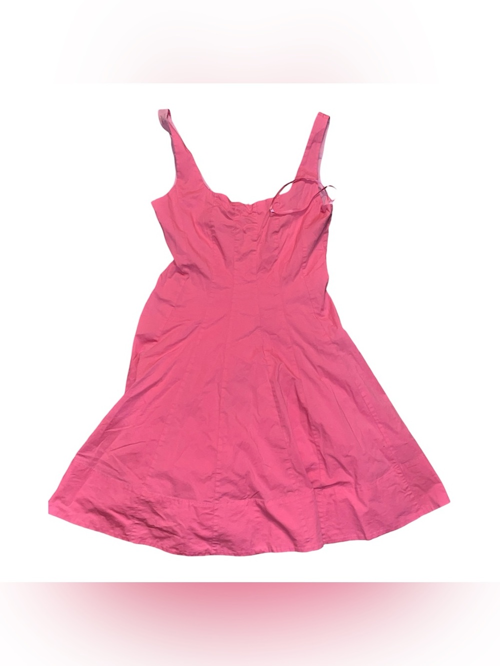 STAUD wells fit and flare mini dress
